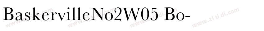 BaskervilleNo2W05 Bo字体转换